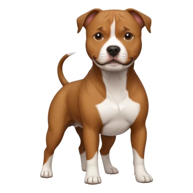staffy dog  sticker
