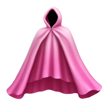 faceless mannequin flapping pink geode cape sticker