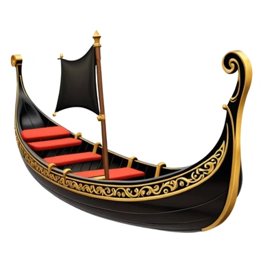 venice gondola sticker