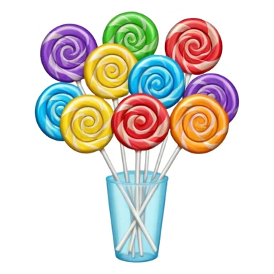 Bouquet of lolipops sticker