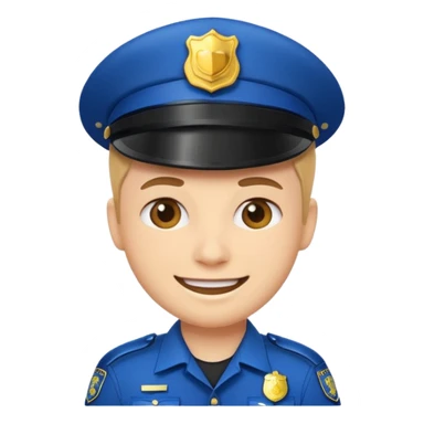 Polizist Emoji sticker