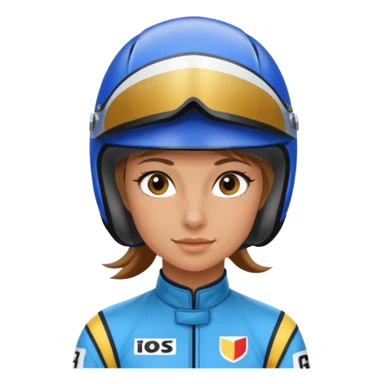 jockey girl sticker