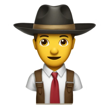 Persona con sombrero catalan sticker