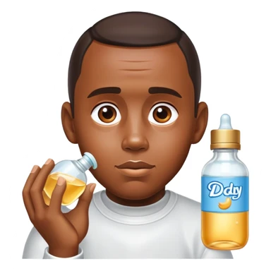 Diddy and baby oil sticker