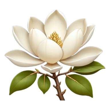 a magnolia under the moon sticker