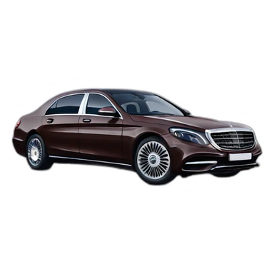 Mercedes maybach w223 front view sticker
