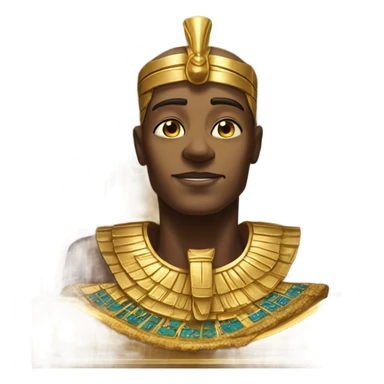 gold Pharaoh  in coffin  sticker