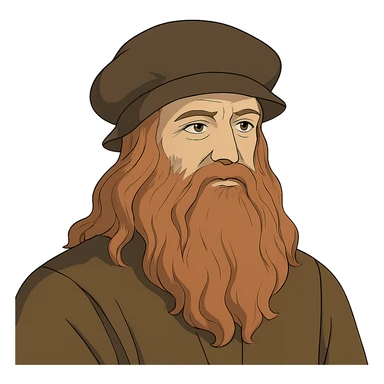 Leonardo da Vinci sticker