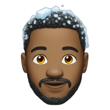 an ice-coated nba player sticker