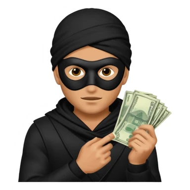 Hırsız adam yanda 💰 olsun sticker