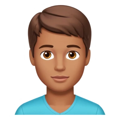 barbie merliah summers as a guy with brown har and brown eyes and tanned skin sticker