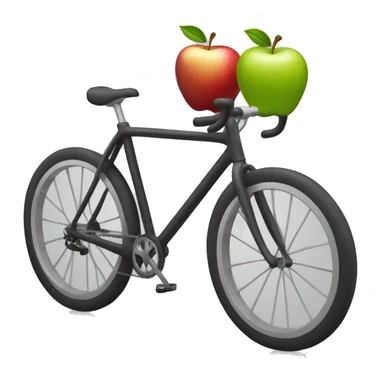 adman apple en bicicleta sticker