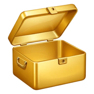 golden empty box sticker