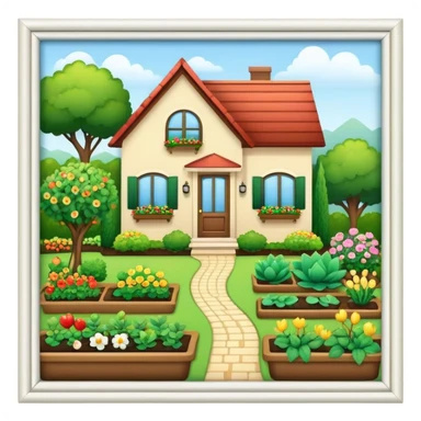 home garden  sticker