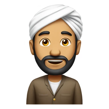 punjabi man saying waah sticker