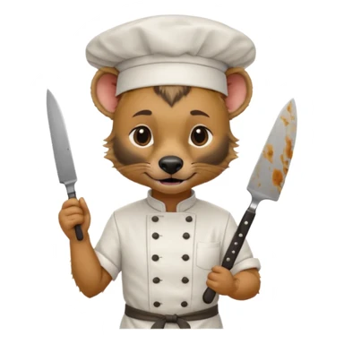 chef hyena sticker