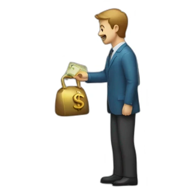 paying interest to bank sticker