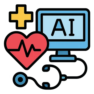 AI in healthcare sticker