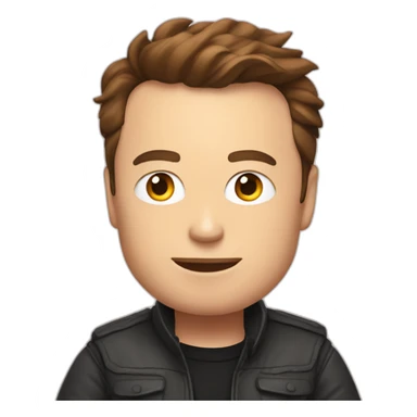 elon musk x sticker