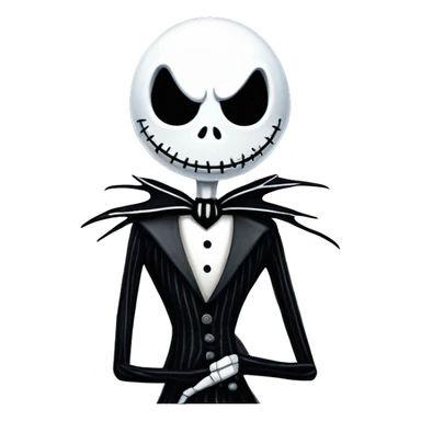 Jack skellington sticker