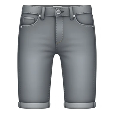 a gray jean without any details just the outline and grey fillled in sticker