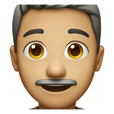 Side eye smile sticker