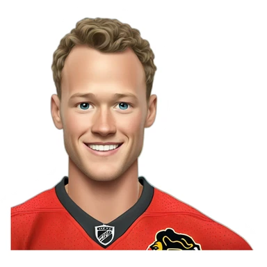 Jonathan Toews as a beach bum  sticker