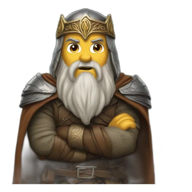 gimli lord of the rings sticker