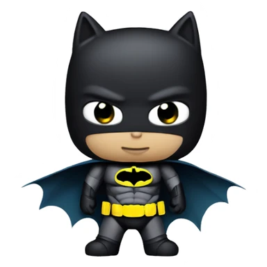 hello kitty as batman  sticker