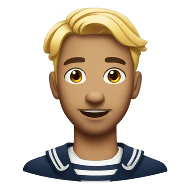 sailor with nose piercing  sticker