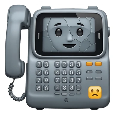 an old phone emoji sticker