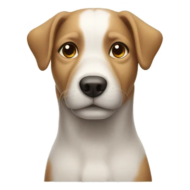 dog with labor beam sticker