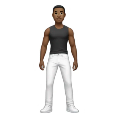 cool guy white pants sticker