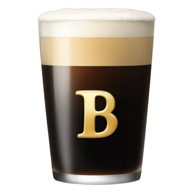 Guinness with a B on it  sticker