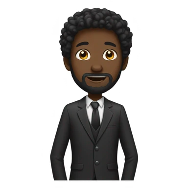 black doodle sticker