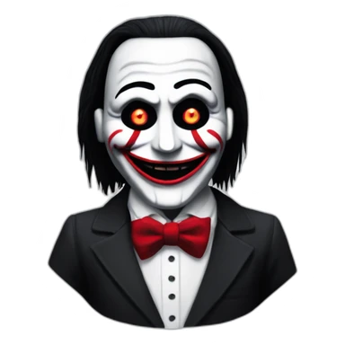 Billy the puppet from saw sticker