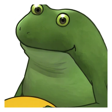 Piglet on an island sticker