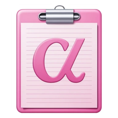pink school grade card letter sticker