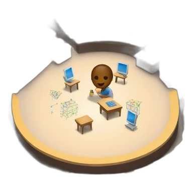 Math lesson in a amphitheater sticker