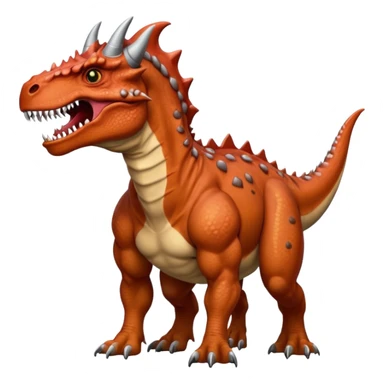 hyper realistic carnotaurus sticker