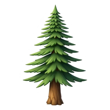 Pine tree sticker
