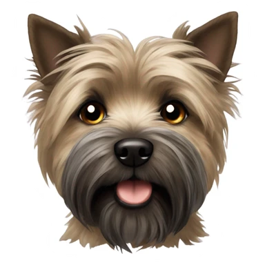 Cairn terrier with brindle fur sticker