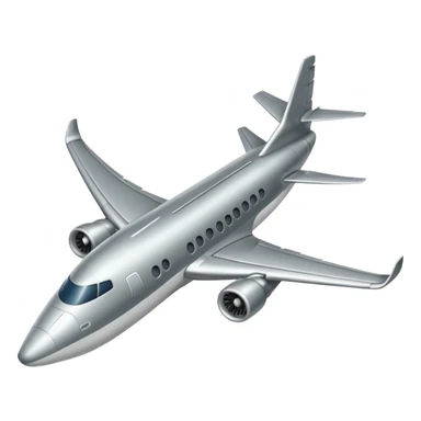 Bombordilo crocodillo with a plane body grey sticker