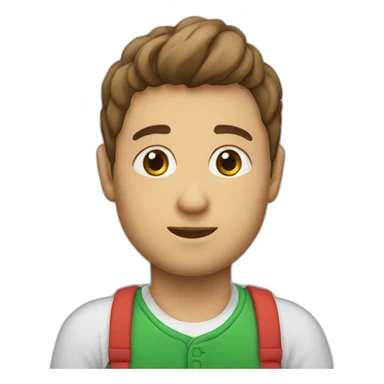 Je t'aime en forme de coeur sticker