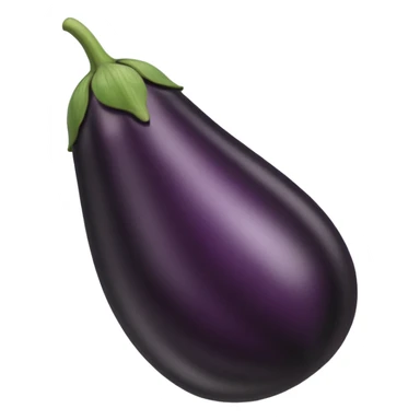black eggplant sticker