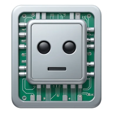 emoji print 'GHz Computer 'on processor print GHz Computer sticker