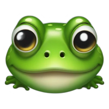 a frog with a mustach sticker