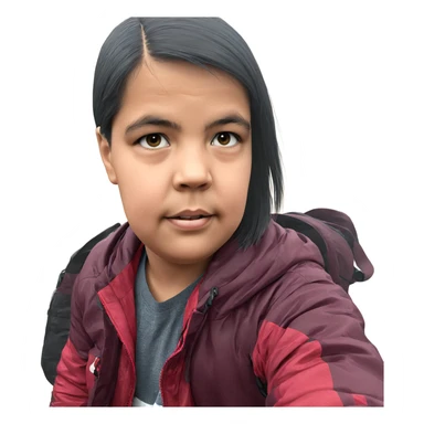 outdoor portrait of a boy sticker
