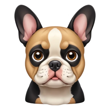 bulldog frances black and tan sticker