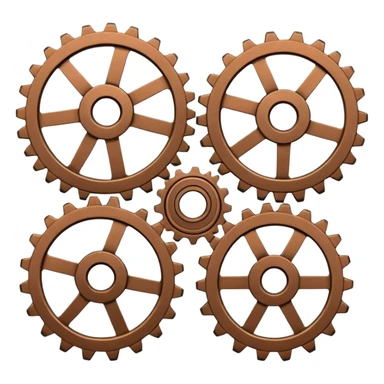 cog wheels sticker